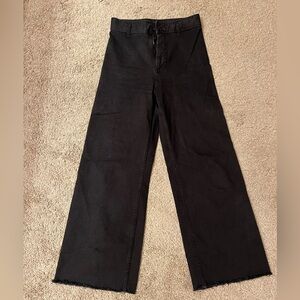 Zara Marine Straight Black Jeans